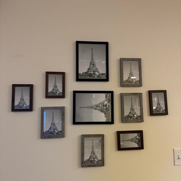 NEW 10 Pack Picture Frames Collage Wall Decor for Mounting - Picture 3 of 10